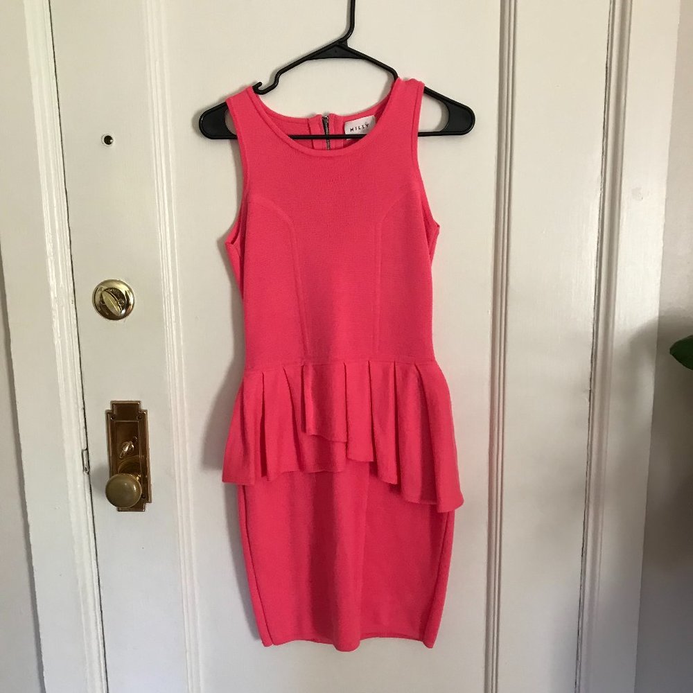 Milly Hot Pink Dress size M